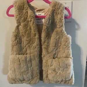 Faux fur vest